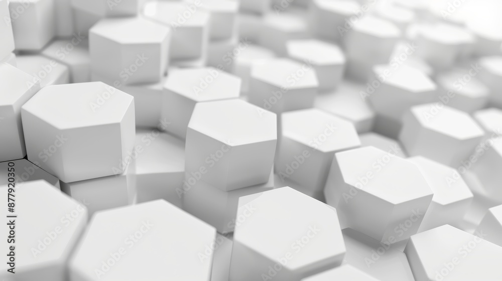 Geometric Hexagon Pattern for Modern Wall Design Generative AI Geometric Hexagon Pattern for Modern Wall Design Generative AI
