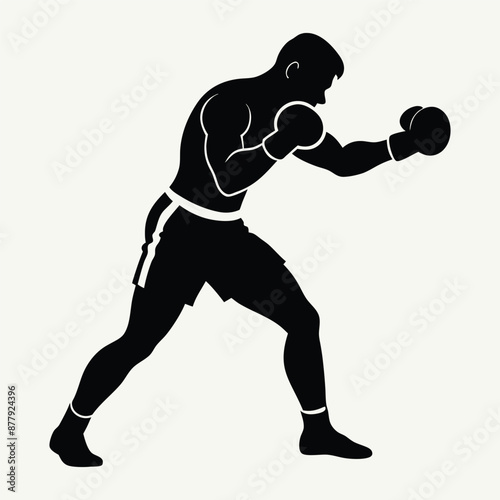 boxing poses vector, comprehensive and precise combat stance designs