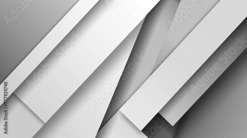 Modern Geometric Background for Business Presentations Generative AI
