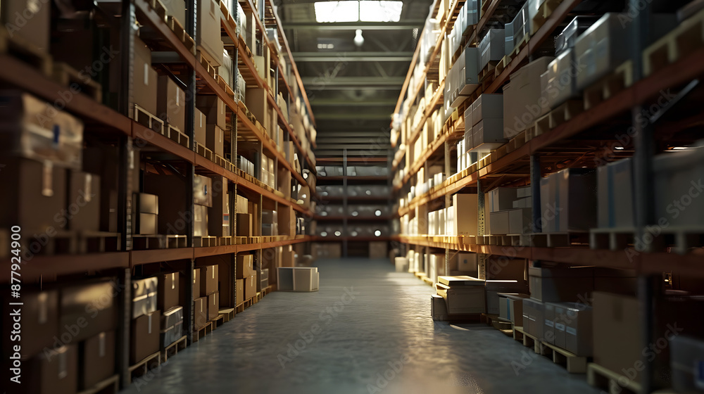 Obraz premium goods warehouse