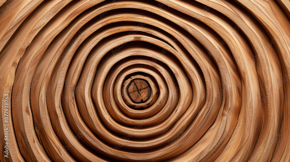 Abstract background image of light and dark brown concentric circles. Abstract background image of light and dark brown concentric circles.