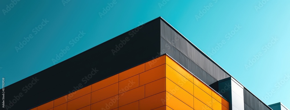 Fototapeta premium Geometric Elegance of Modern Architecture Design
