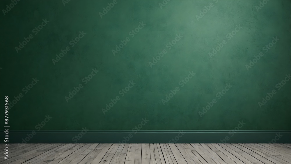 empty green wall, background in minimalist style empty green wall, background in minimalist style