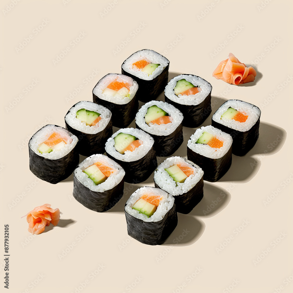 imagine sushi rolls in japan restaurant and a lot of people delicious sushi rolls imagine sushi rolls in japan restaurant and a lot of people delicious sushi rolls