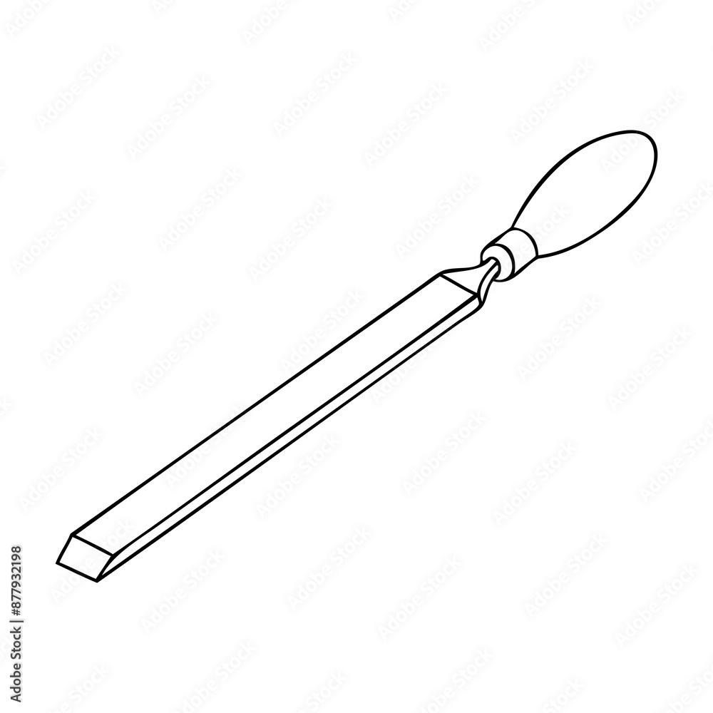 chisel outline vector illustration chisel outline vector illustration