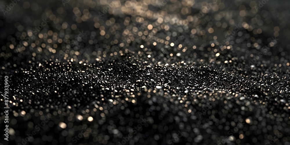 Abstract Black and Gold Bokeh Background Illustration Abstract Black and Gold Bokeh Background Illustration