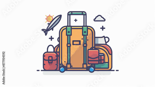 Colorful Travel Luggage