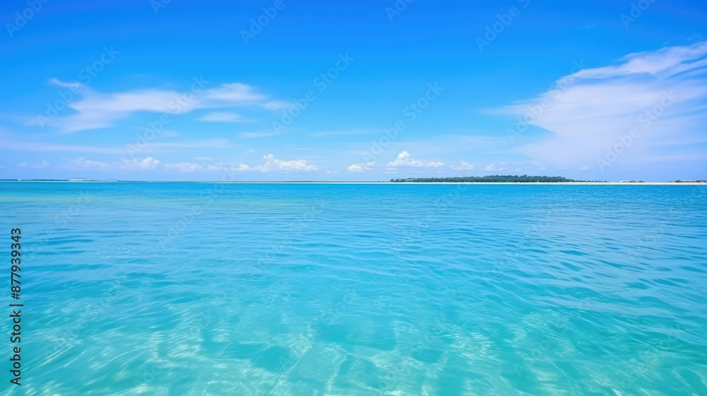 Fototapeta premium Serene Tropical Ocean Paradise