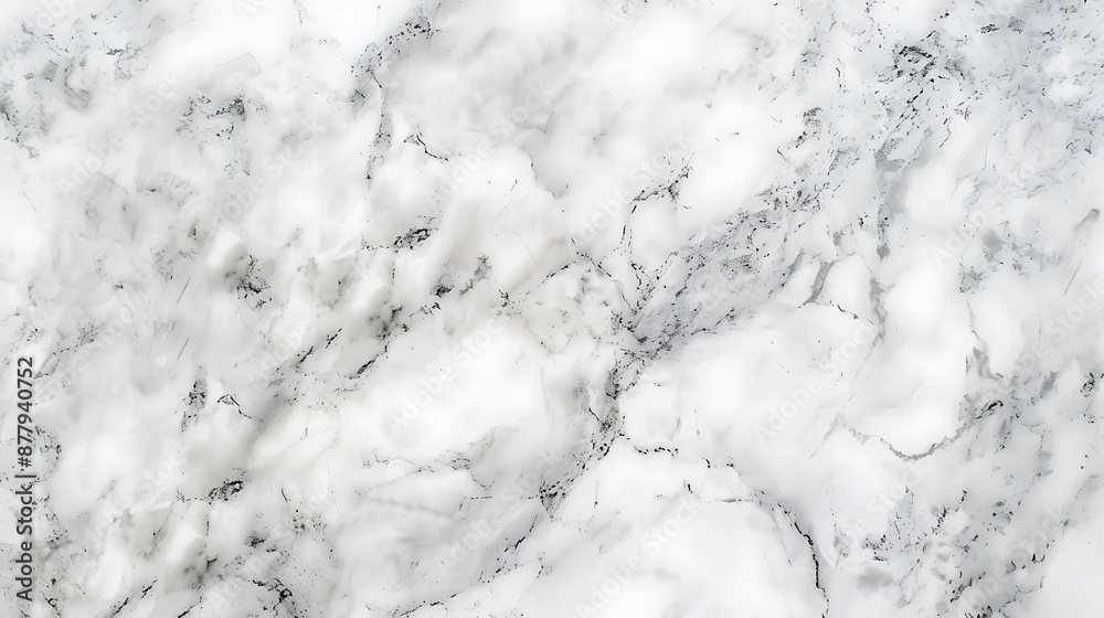 Fototapeta premium Serene Elegance - White Marble Background with Delicate Gray Veins