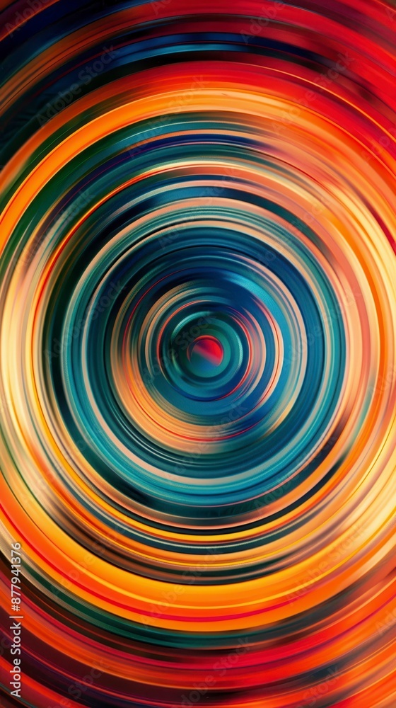 Abstract swirl pattern with colorful gradient circles Abstract swirl pattern with colorful gradient circles
