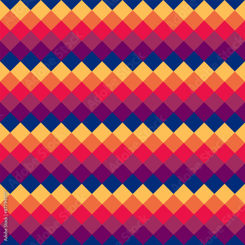 Seamless pattern. Aztec geometric vector background. Can be used in textile design, web design for making of clothes, accessories, decorative paper, backpack, wrapping, envelope, tile, etc.