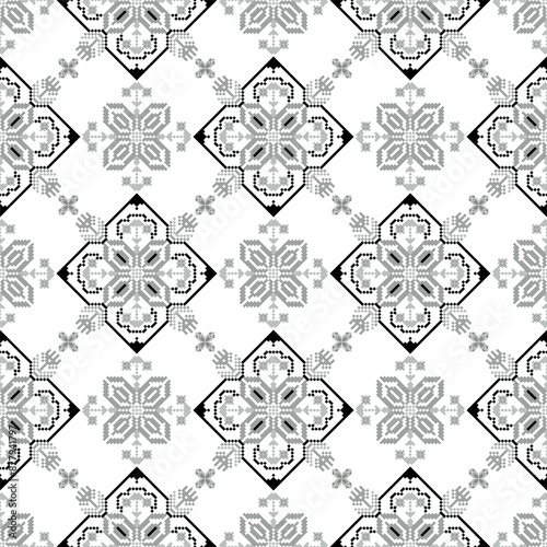 Seamless pattern. Aztec geometric vector background. Can be used in textile design, web design for making of clothes, accessories, decorative paper, backpack, wrapping, envelope, tile, etc.