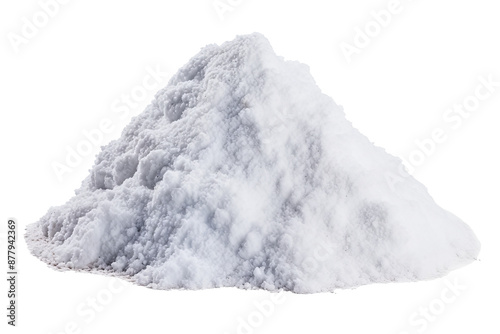 Realistic snow small pile PNG with transparent background for winter and holiday designs, ideal for christmas projects, seasonal decorations, and digital artworks photo