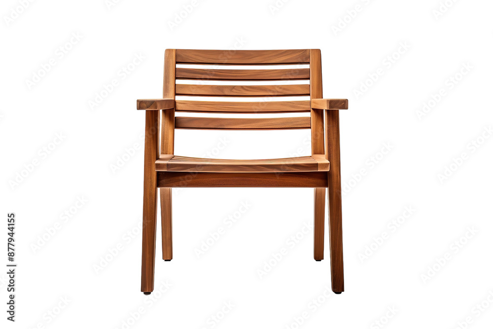 A Modern Leather Chair With Unique Cutouts and Wooden Legs on a White or Clear Surface PNG Transparent Background A Modern Leather Chair With Unique Cutouts and Wooden Legs on a White or Clear Surface PNG Transparent Background