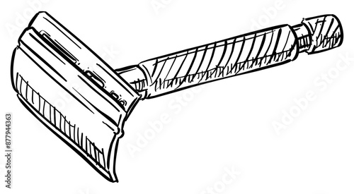 razor handdrawn illustration