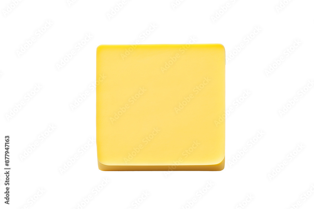 Top view of sticky note in PNG format with transparent background, ideal for office, reminder, and organizational designs Top view of sticky note in PNG format with transparent background, ideal for office, reminder, and organizational designs