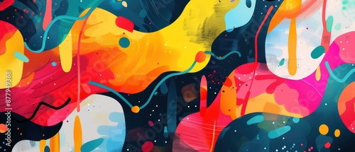 Colorful Abstract Wallpaper For Ultrawide Screen 21:9