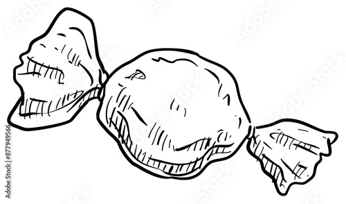 candy handdrawn illustration