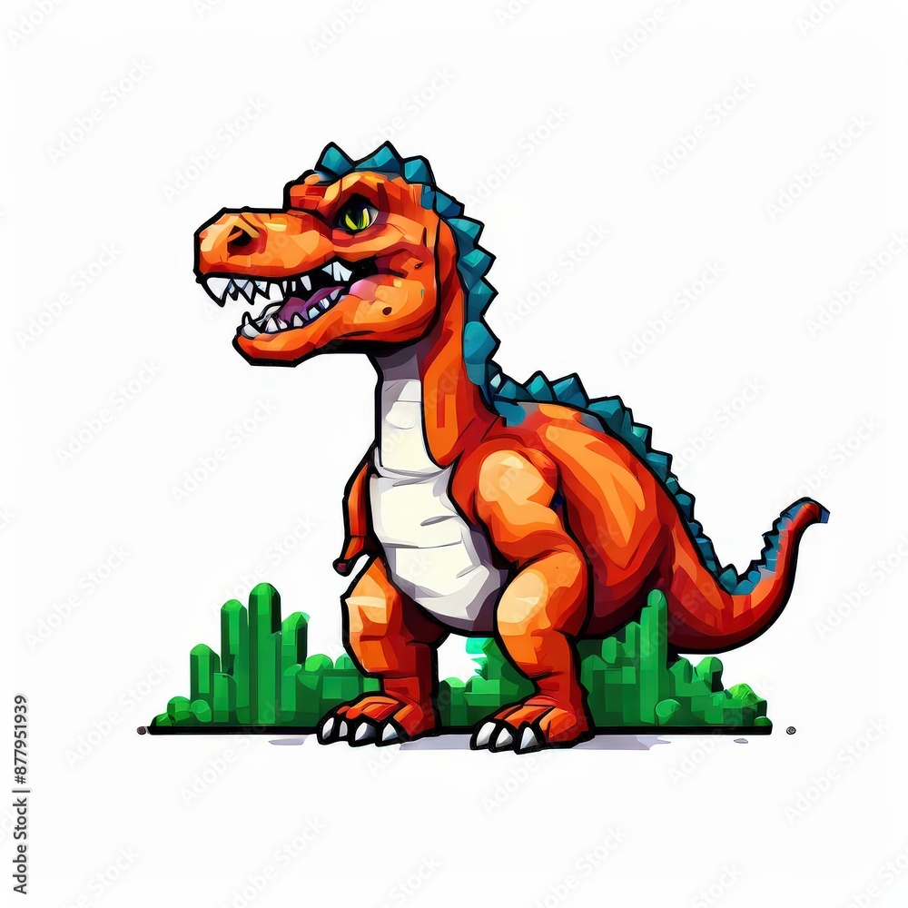 Obraz premium the AI Image Generator, dinosaur head