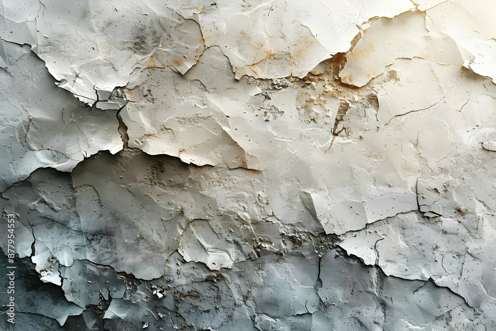 Cracked and Peeling Paint Wall Texture - Realistic Background Cracked and Peeling Paint Wall Texture - Realistic Background