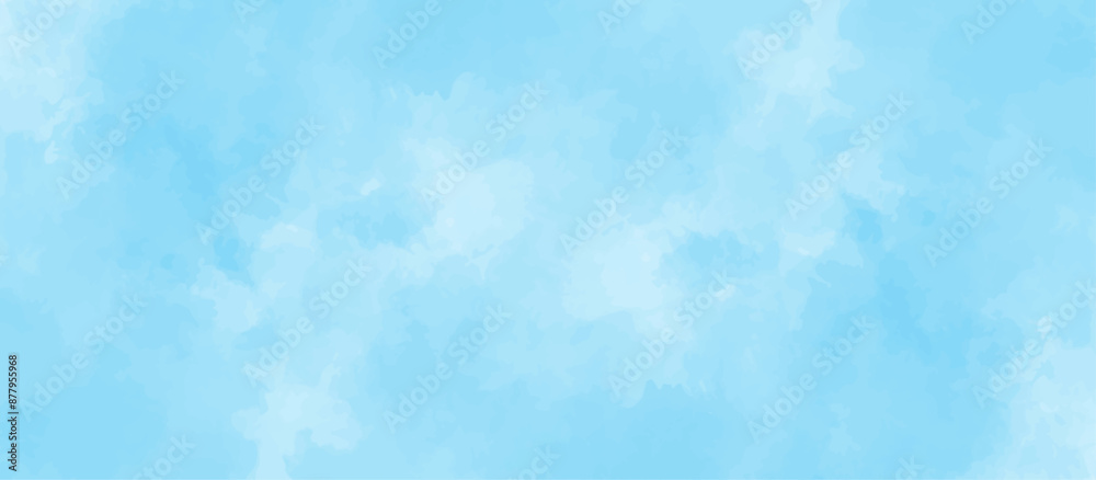 Fototapeta premium Gradient light white sky background with fluffy clouds .Nature landscape in environment day horizon skyline view .cloudy in sunshine calm bright winter air background .