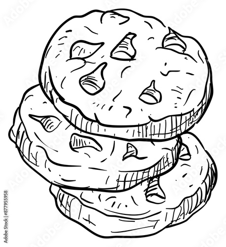 cookies handdrawn illustration