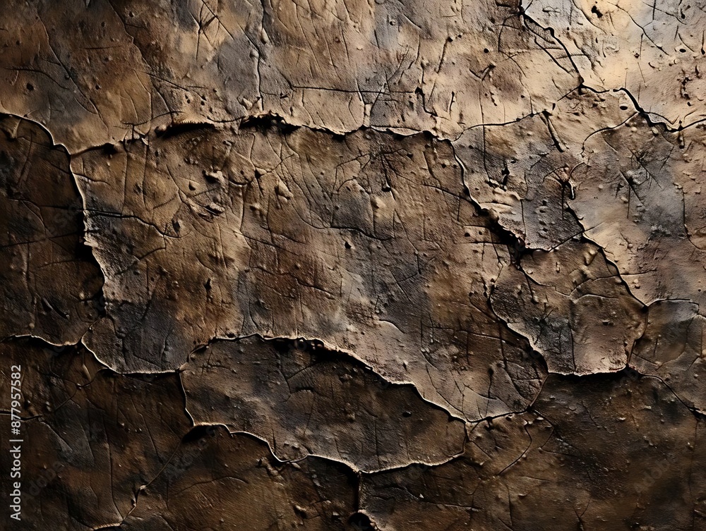 Cracked Brown Abstract Background Texture Cracked Brown Abstract Background Texture