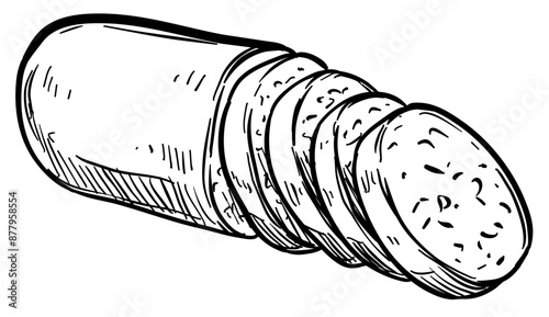 meat handdrawn illustration