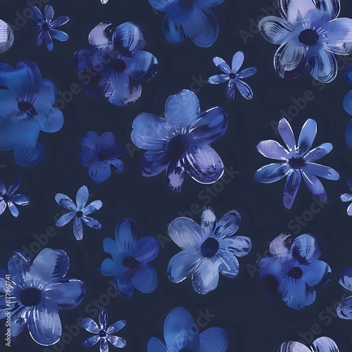 Botanical Pattern No Additional Elements