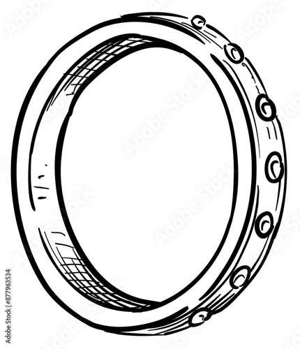 ring jewelry handdrawn illustration