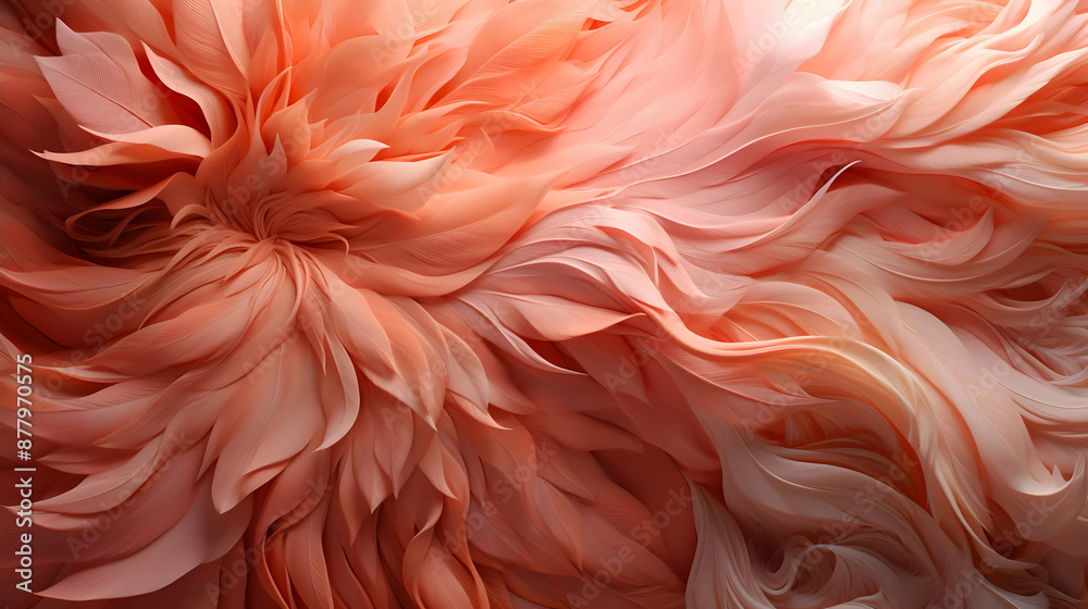 Abstract Pink Feather Background Abstract Pink Feather Background