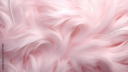 Abstract Pink Feather Background