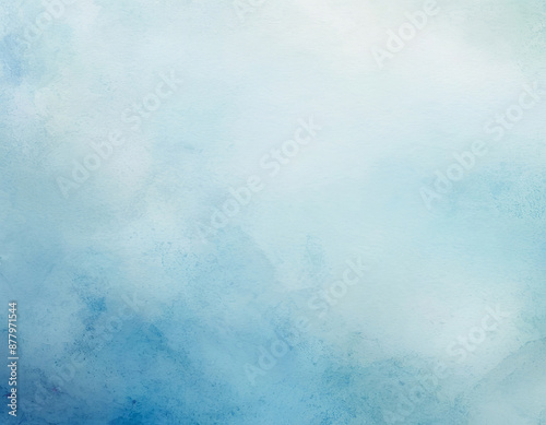 Gentle blur effects and light blue watercolour texture on a light blue background.