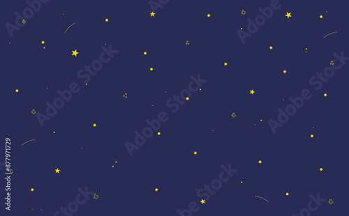 シンプルな星空の背景