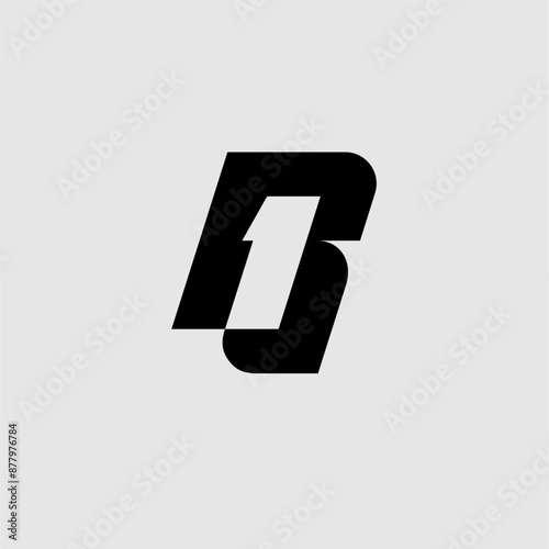 R1 Monogram Abstract Minimalist Logo