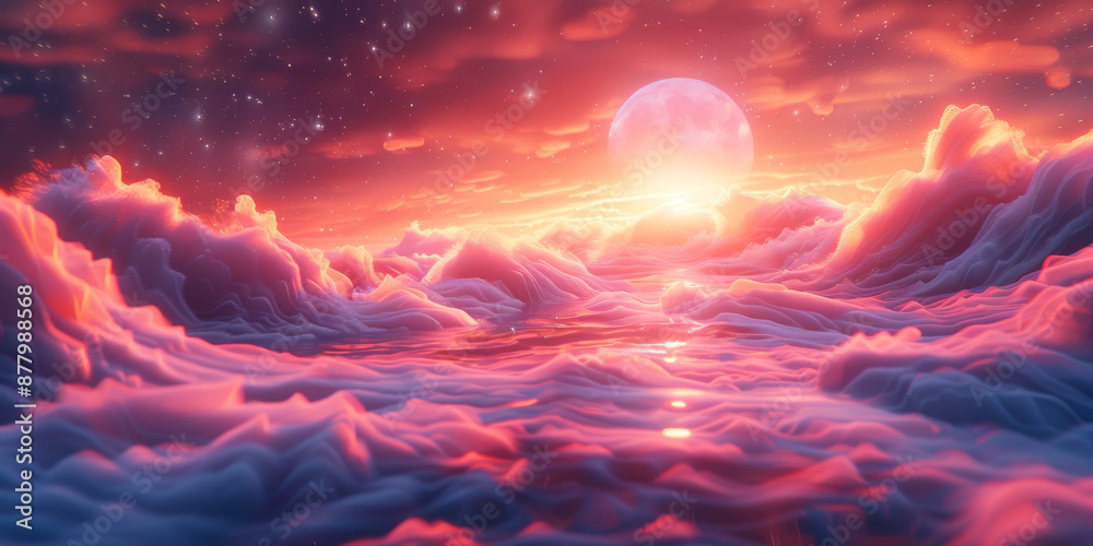 Fototapeta premium 太陽に向かって咲くバラ