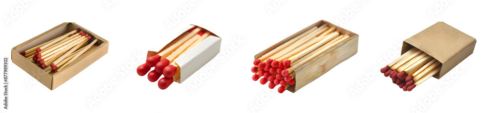 Matches. white box of matches. Matches with red heads. Matchbox cut out transparent isolated on white background ,PNG file Matches. white box of matches. Matches with red heads. Matchbox cut out transparent isolated on white background ,PNG file