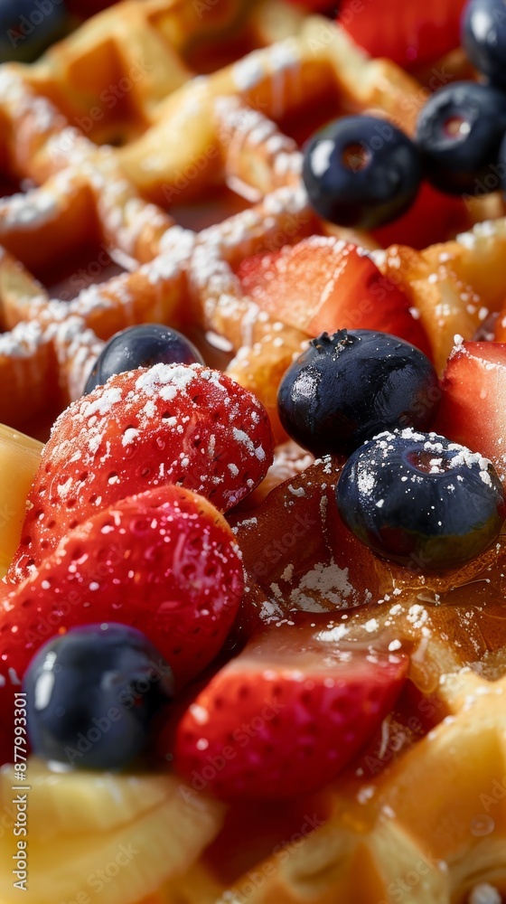 Close-Up Photo of Tasty Waffle Close-Up Photo of Tasty Waffle
