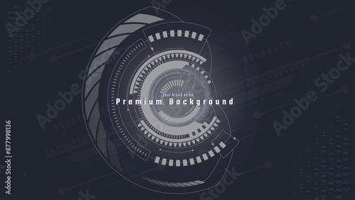 Abstract Technology and Science Background, Pattern Background, Dark and Light Background, 