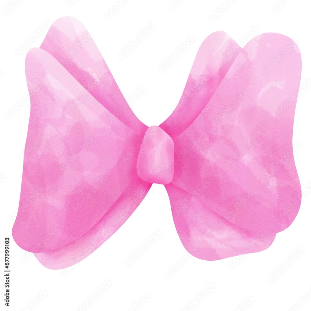 watercolor pink bows watercolor pink bows