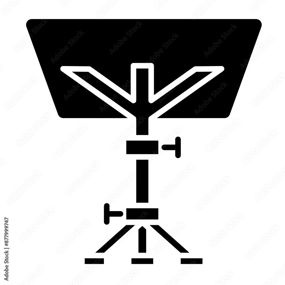 Fototapeta premium Sheet Holder Icon