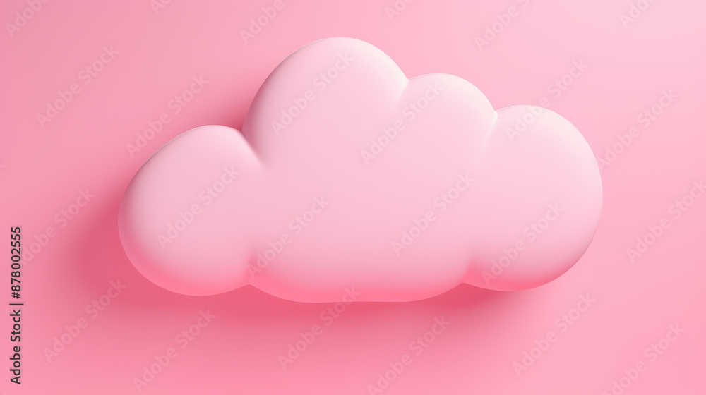 Cute speech bubble design on a soft pink pastel background for a charming and playful aesthetic. Cute speech bubble design on a soft pink pastel background for a charming and playful aesthetic.