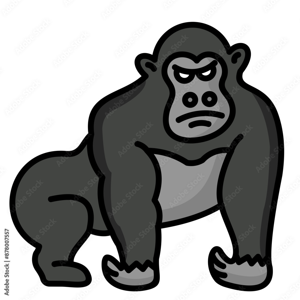 Fototapeta premium Gorilla Icon