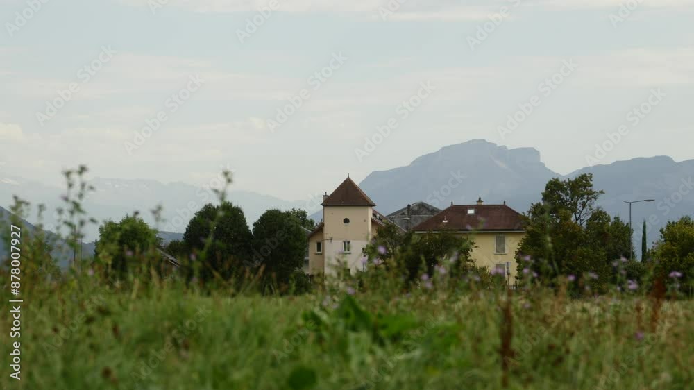 French countryside château castle residence, Aix-les-Bains France