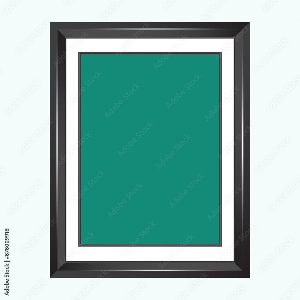 Realistic picture frames. Photo frames vector