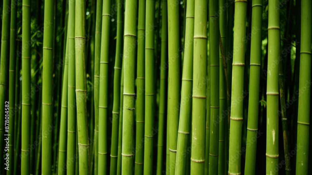 Captivating image of lush bamboo forest with vibrant green leaves, highlighting natures beauty. Captivating image of lush bamboo forest with vibrant green leaves, highlighting natures beauty.