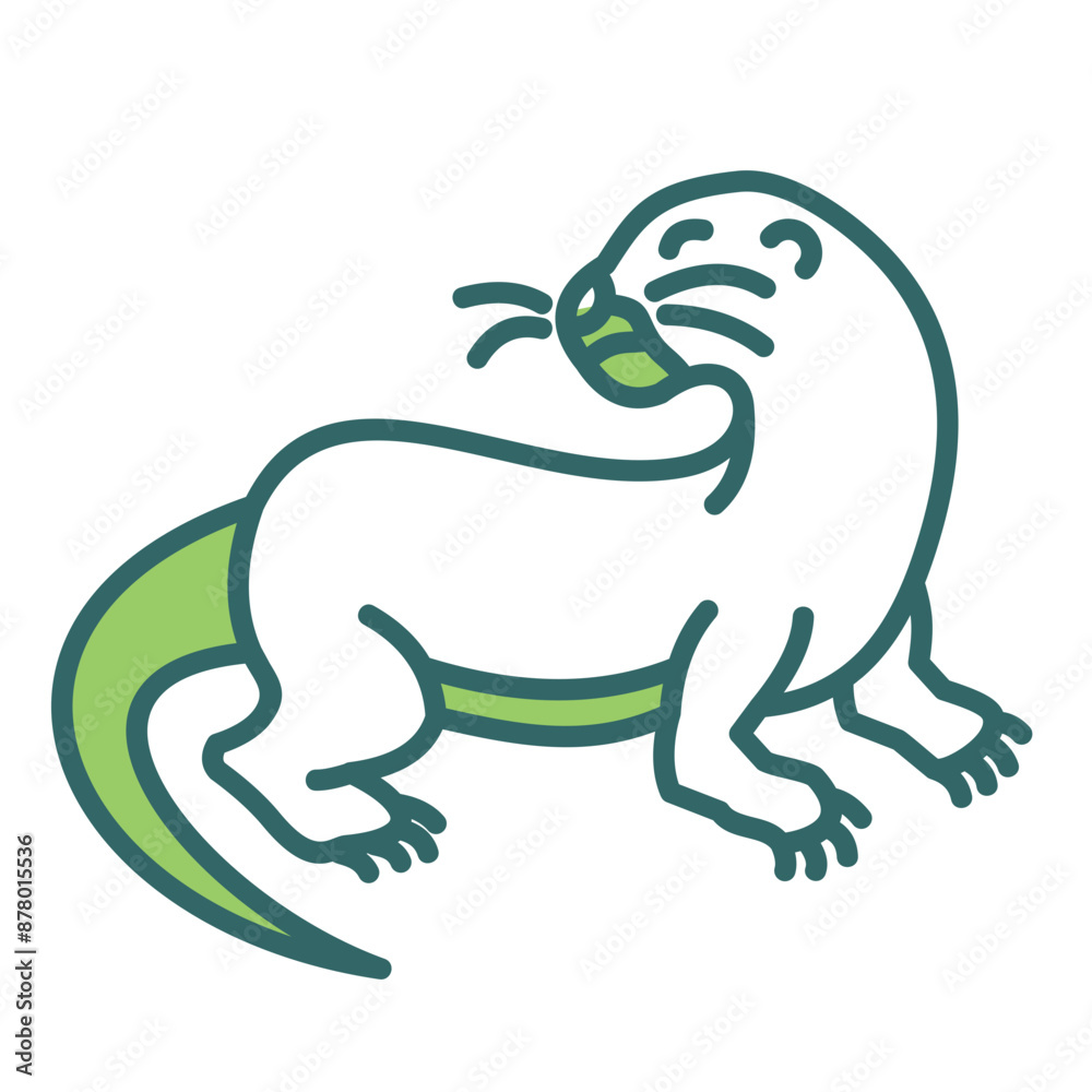 Naklejka premium Otter Icon