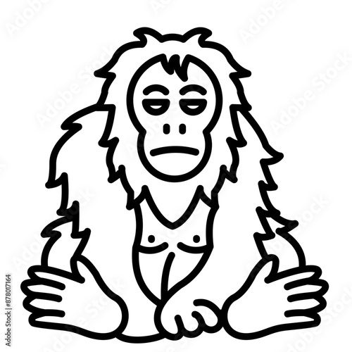 Orangutan Icon