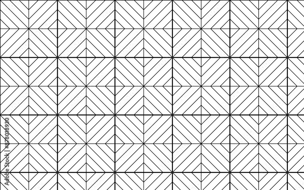 Fototapeta premium seamless geometric pattern with triangles. Parquet flooring wood seamless pattern 008.png