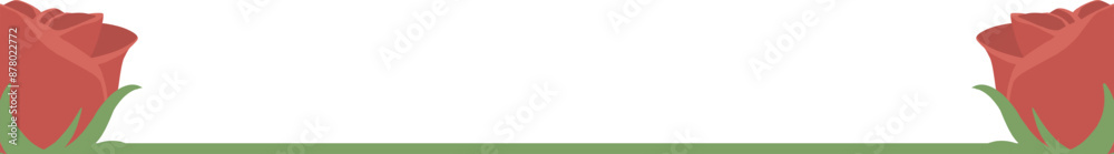 Floral Header Flower Title Cute Label Frame Floral Header Flower Title Cute Label Frame
